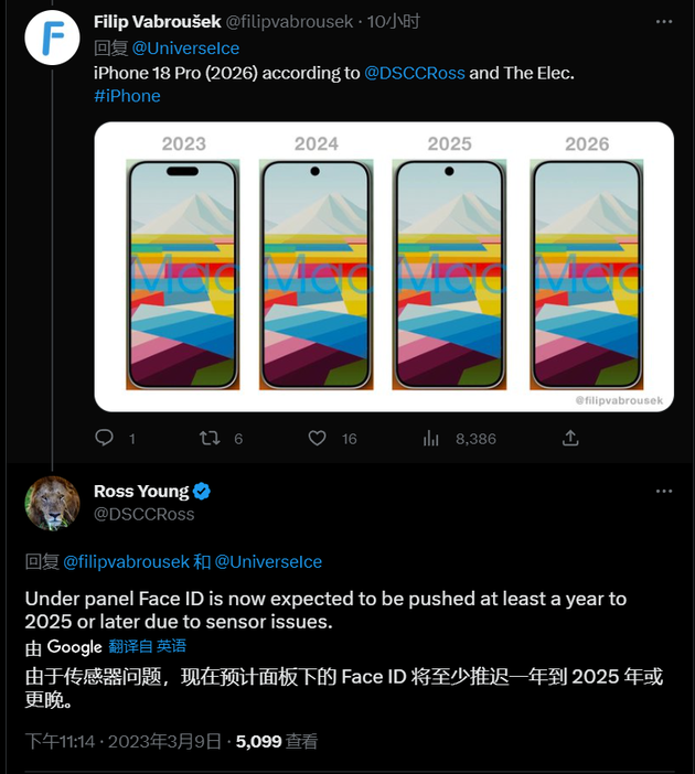 长白苹果手机维修分享:屏下Face ID有什么优势？iPhone何时会有屏下Face ID？ 