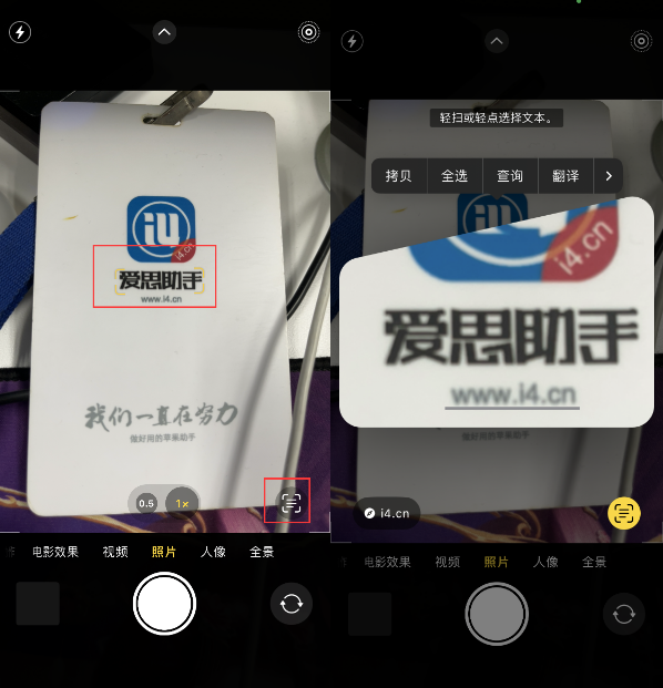 长白苹果手机维修分享升级iOS 16后如何通过相机翻译文本 