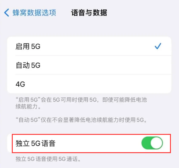 长白苹果14维修分享iPhone 14 Pro如何开启VoNR 
