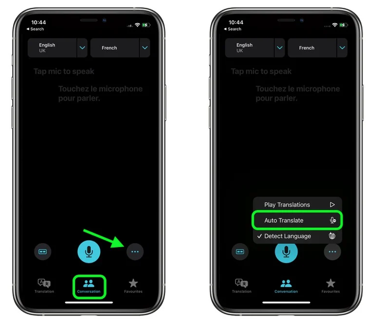 长白苹果手机维修分享iOS 15 “翻译” App 新改进 